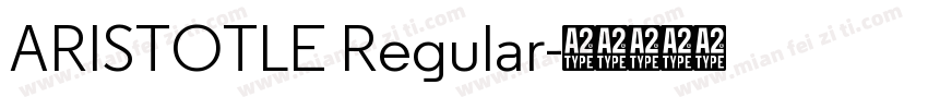 ARISTOTLE Regular字体转换